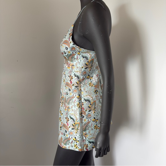 Alice + Olivia Tayla Embroidered Mini Dress Light Fantasy Waterfall Size 2 - Picture 3 of 8